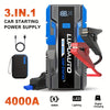 4000A Jump Starter, Portable Car Battery Jump Starter for Up to 2.38gal Gas & 1.85gal Diesel Engines, Car Battery Booster Pack with Built-in LED Light, Vehicle Emergency Tool, Automotive Power Supply, Compact Design, Lightweight Booster, Sturdy Jump Box,