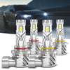 9005 9006 H11 Light Bulbs Combo, 18000LM Super Bright Fog Lights 6500K Cool White, 1:1 MiniSize, 50000Hrs Lifespan, 1 Min Quick Plug And Play