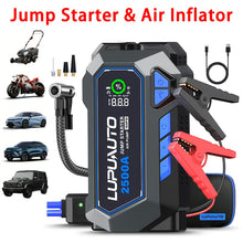 50000mAh Portable Wireless Car Air Compressor Jump Starter With Air Compressor, Battery Jump Starter Portable Peak, Car Battery Charger Portable For 150PSI 12V(7.0LGas/5.0LDiesel) Start The Car Quickly, USB Input, LED Emergency Car Accessories Tools