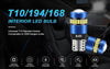 LupuAuto 2PCS T10 W5W LED CANBUS No Error 12V Car Side Interior Lights 168 194 3030 SMD BMW Audi Super Bright Car Interior Light